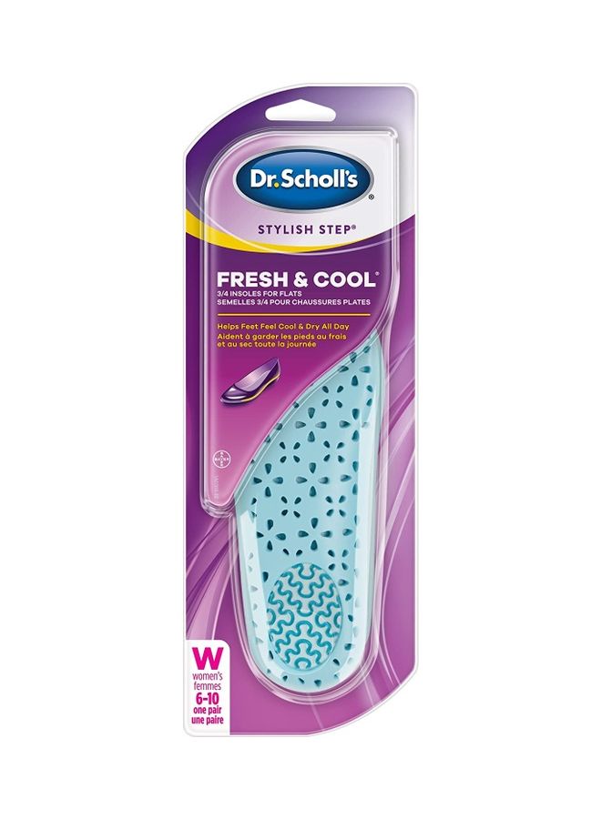 Dr. Scholl's Fresh And Cool Three Quarter Insole - Image 1