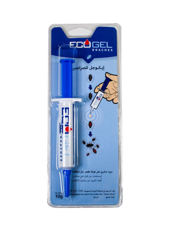 إكو كير مبيد حشرات إيكو جل للصراصير، بوزن 10 غرام و جاهزة للاستخدام الفوري. منتج متعدد الألوان. 10جرام - Image 1