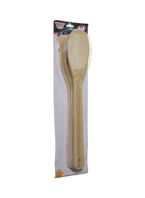 Set Of Wooden Spoons Wood Set Of 3 Beige