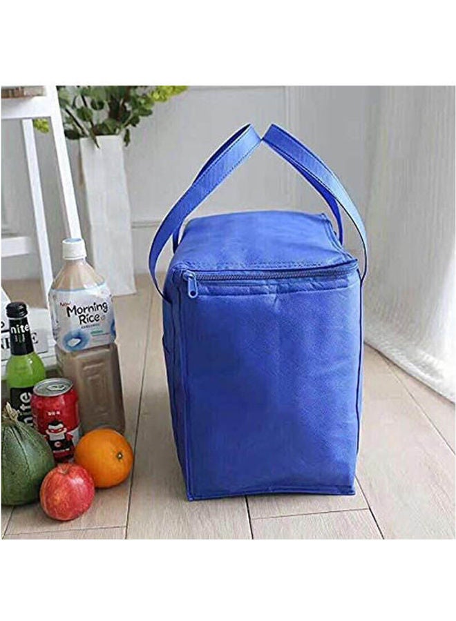 Food And Water Cooler Bag Blue 25.2X16.4X6.7cm  - Image 2