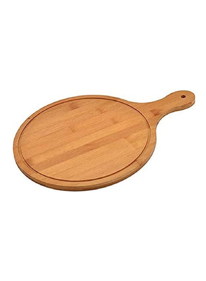 طبق وصحن بيتزا من الخشب بني 35.3X26 X20.8سم