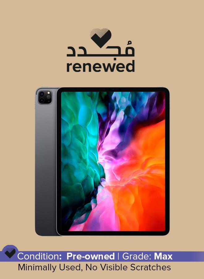 Apple Renewed - iPad Pro 2020 (4th Generation) 12.9-inch 1TB, Wi-Fi, Space Gray With FaceTime - International Specs - Image 1