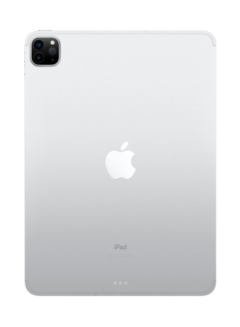 Renewed - iPad Pro 2020 (2nd Generation) 11-inch 128GB, Wi-Fi, Silver With Facetime - International Specs