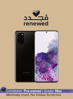 Samsung Renewed - Galaxy S20 Plus Dual SIM Cosmic Black 12GB RAM 128GB 5G - International Version  - Image 1