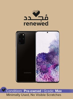 Samsung Renewed - Galaxy S20 Plus Single SIM Cosmic Black 8GB RAM 128GB 4G LTE  - Image 1