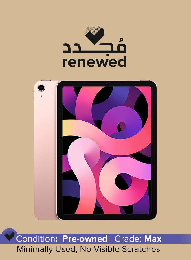 Apple Renewed - iPad Air - 2020 (4th Gen) 10.9inch 256GB WiFi Rose Gold With Facetime - Image 1