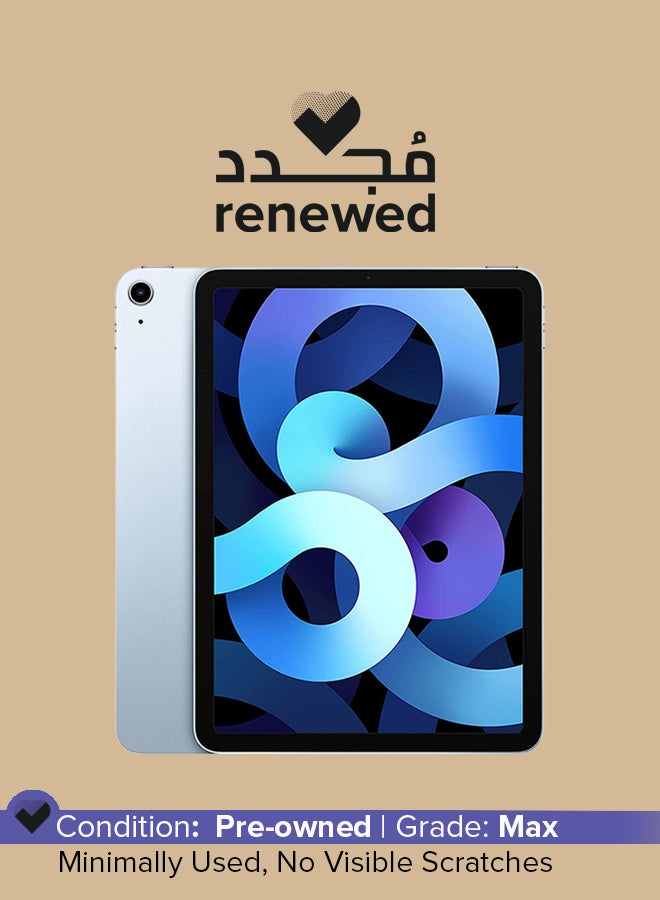 Apple Renewed - iPad Air - 2020 (4th Gen) 10.9inch 256GB WiFi Sky Blue With Facetime - Image 1