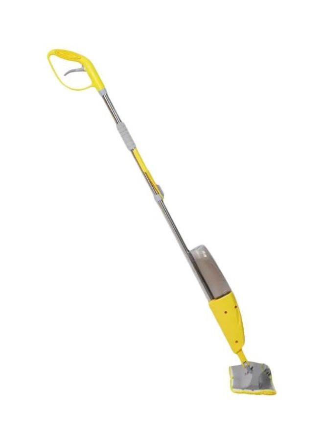 CLASSYTOUCH - Floor Spray Mob With Washable Cleaning Pad Yellow/Grey 66x14.5x11cm - Image 1