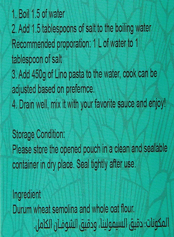 Lino - Oat Fusili Pasta 400grams - Image 1