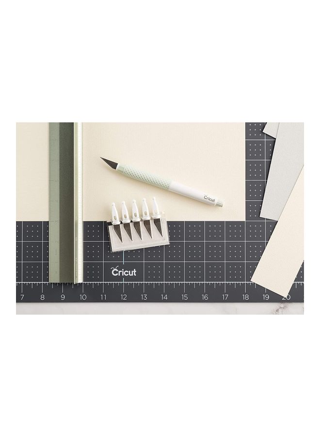 كريكيت طقم سكاكين التحكم الحقيقي مع 5 شفرات احتياطية - Image 3