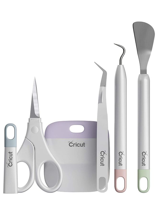 Cricut Basic Tool Set 5 piece set white - Image 1