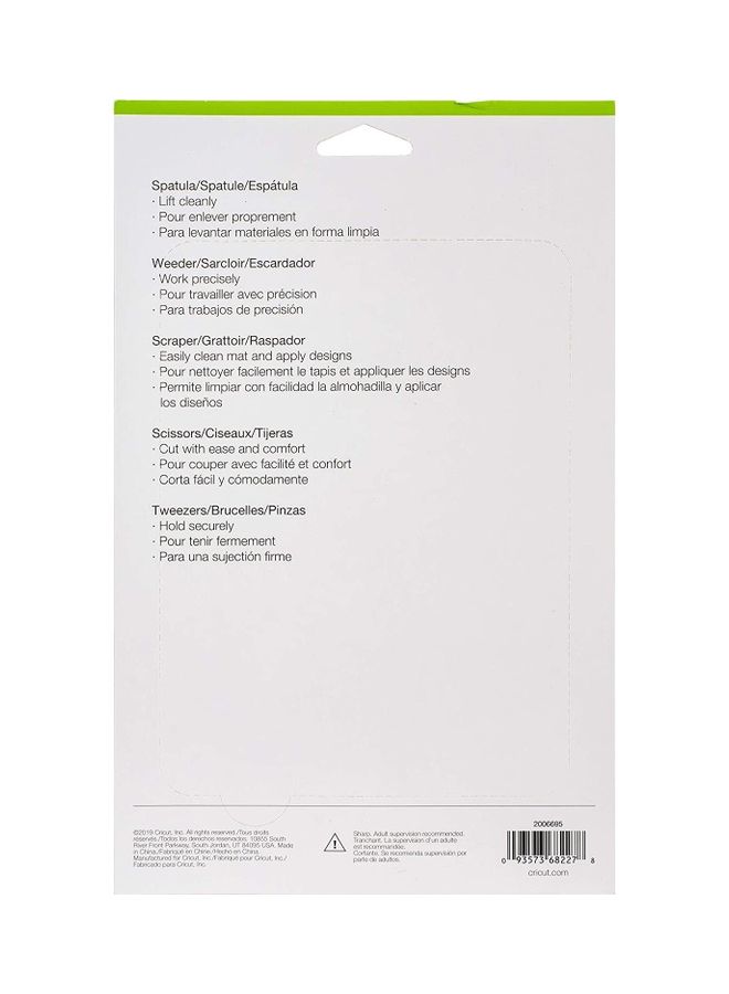Cricut Basic Tool Set 5 piece set white - Image 2