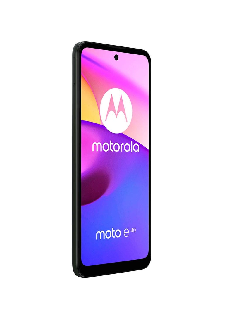 Moto e40 Dual SIM Carbon Gray  4GB RAM 64GB - Middle East Version