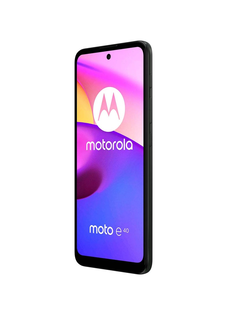 Moto e40 Dual SIM Carbon Gray  4GB RAM 64GB - Middle East Version