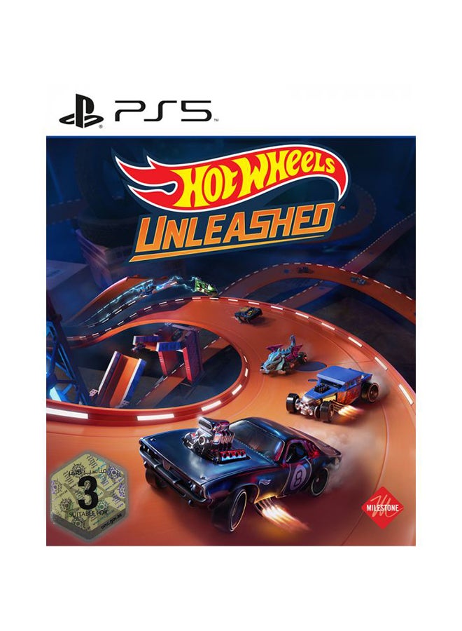 مايلستون لعبة Hot Wheels Unleashed - باللغتين الإنجليزية والعربية - (إصدار الإمارات) - playstation_5_ps5  - Image 1