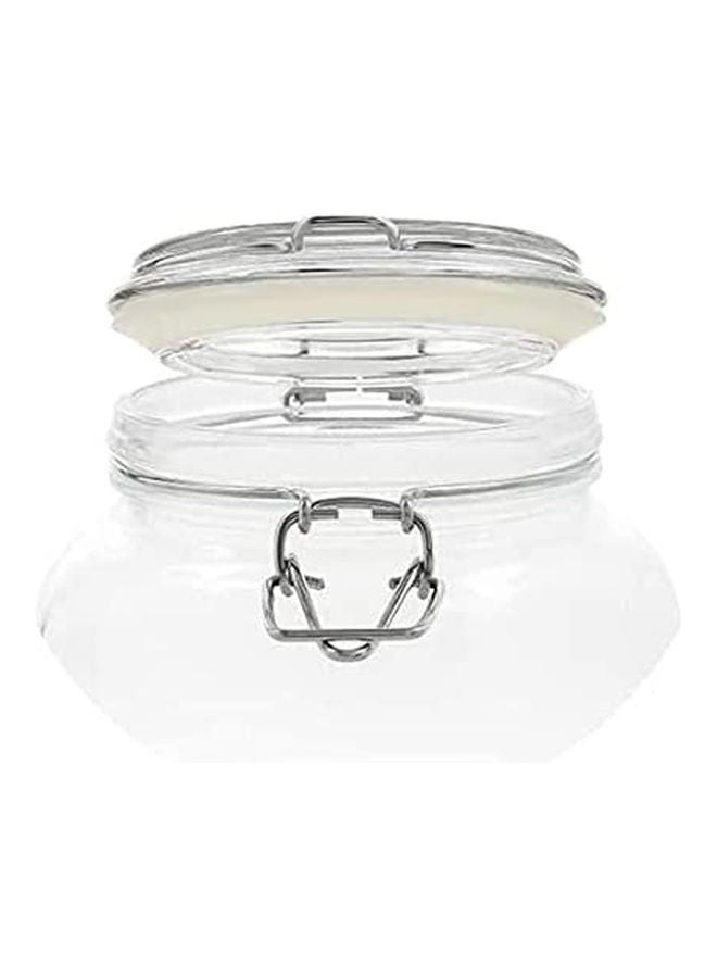 AIWANTO Glass Canister Storage Jar Clear 1000ml - Image 3