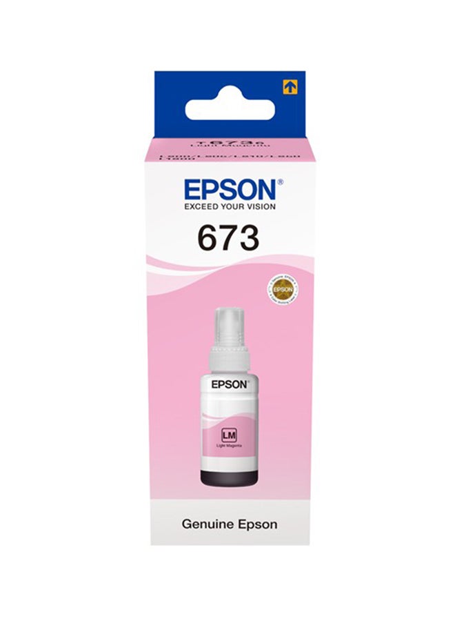 EPSON - T6736 Ink Toner Cartridge For L800 70ml Light Magenta - Image 1
