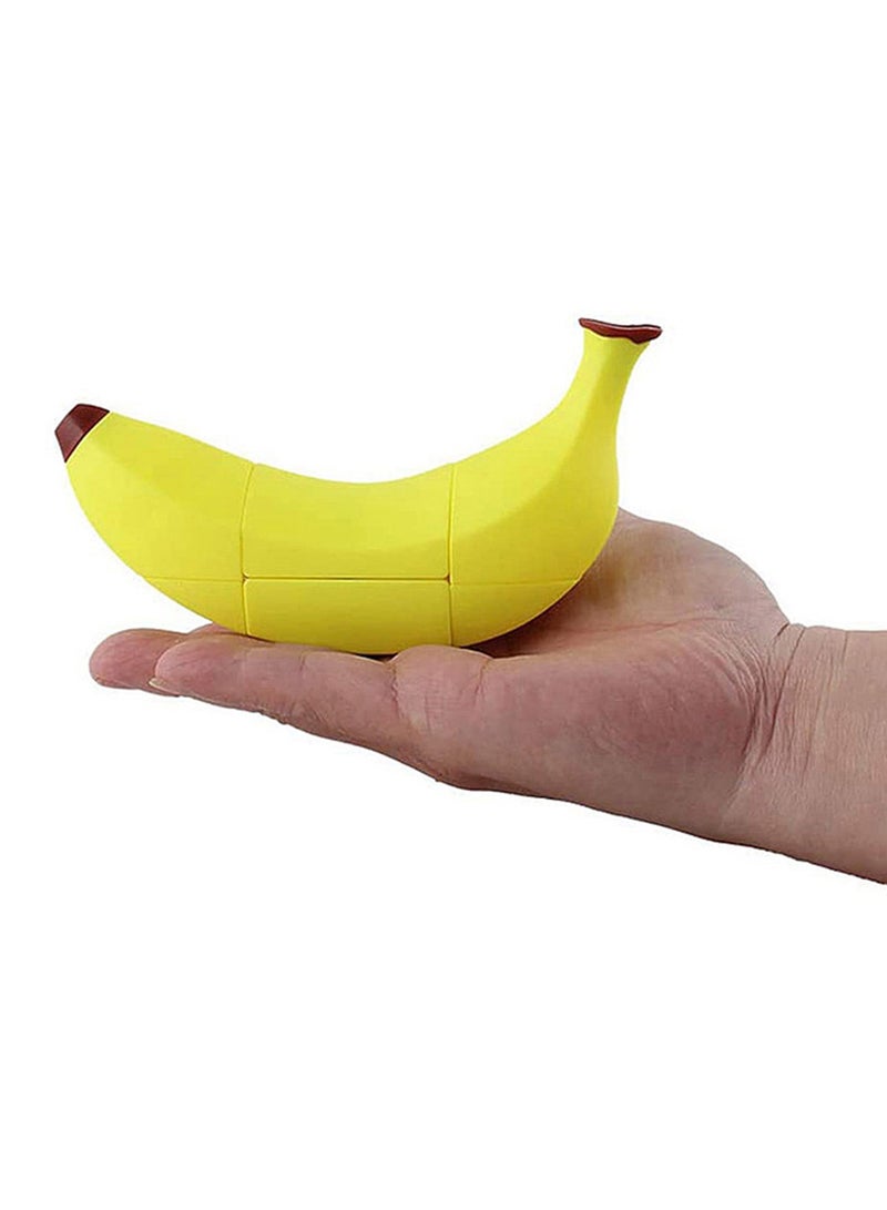 Amal - Plastic Banana Shape Cube Puzzle 15 x 8 x 4cm - Image 1
