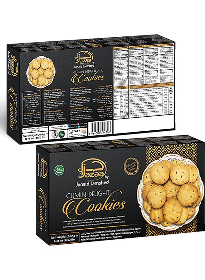 Jazaa Foods - Cumin Delight Cookies 240grams Pack of 24 - Image 1