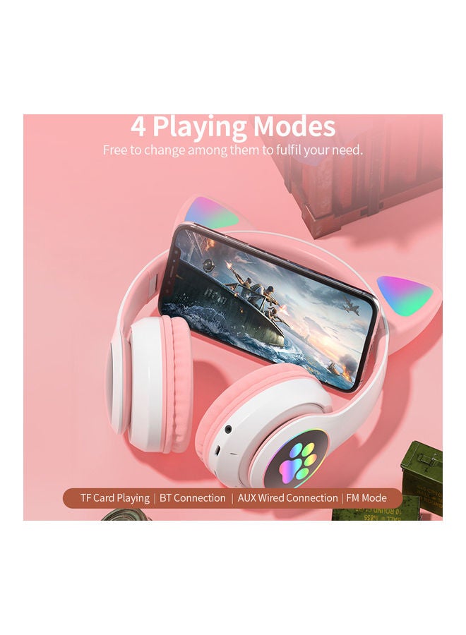 Foldable Cat Ears BT 5.0 Headset Purple  - Image 4