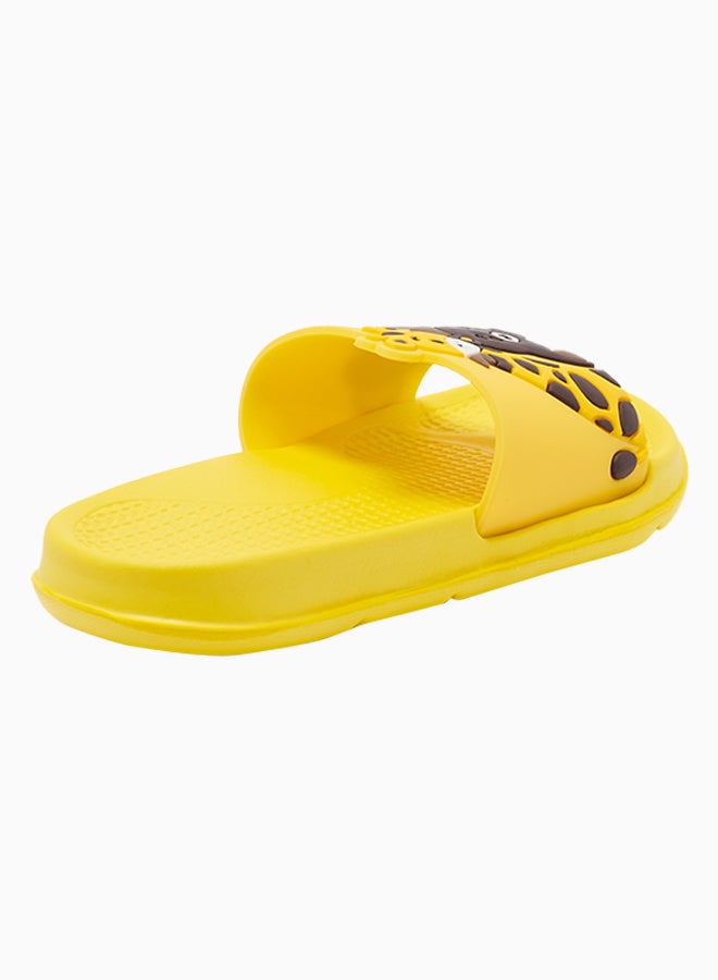 Camel Safari Kids Non-Slip Lightweight Slides Cadmium Yellow  - Image 4
