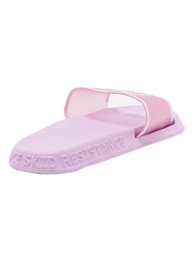 Camel Safari - Non-Slip Summer Beach Slides Lavender - Image 1