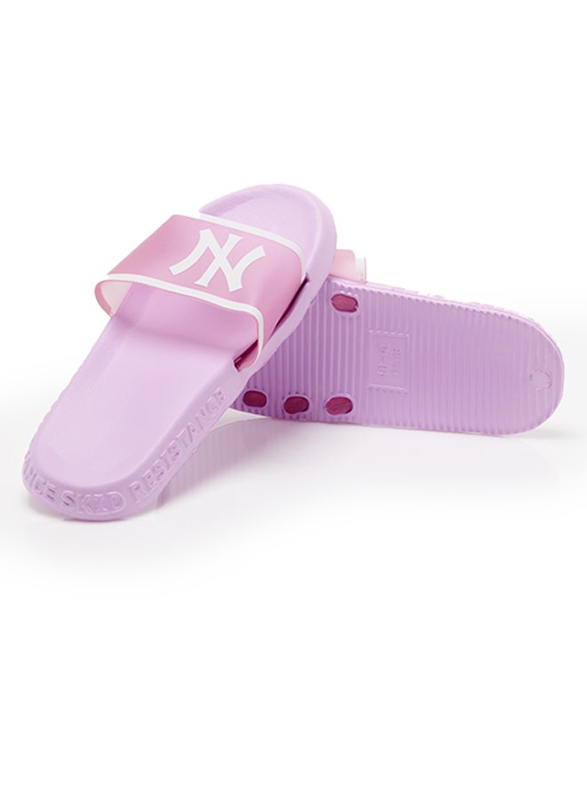 Camel Safari - Non-Slip Summer Beach Slides Lavender - Image 1