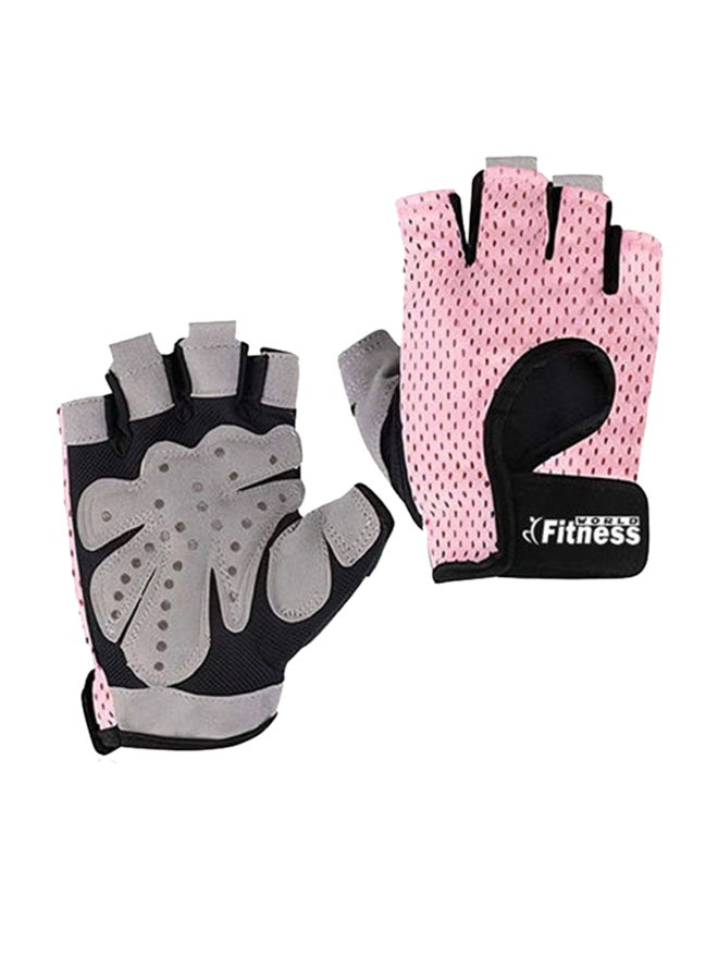 Pair Of Half Finger Weight Lifting Gloves Medium - v1633510308/N51204035A_1