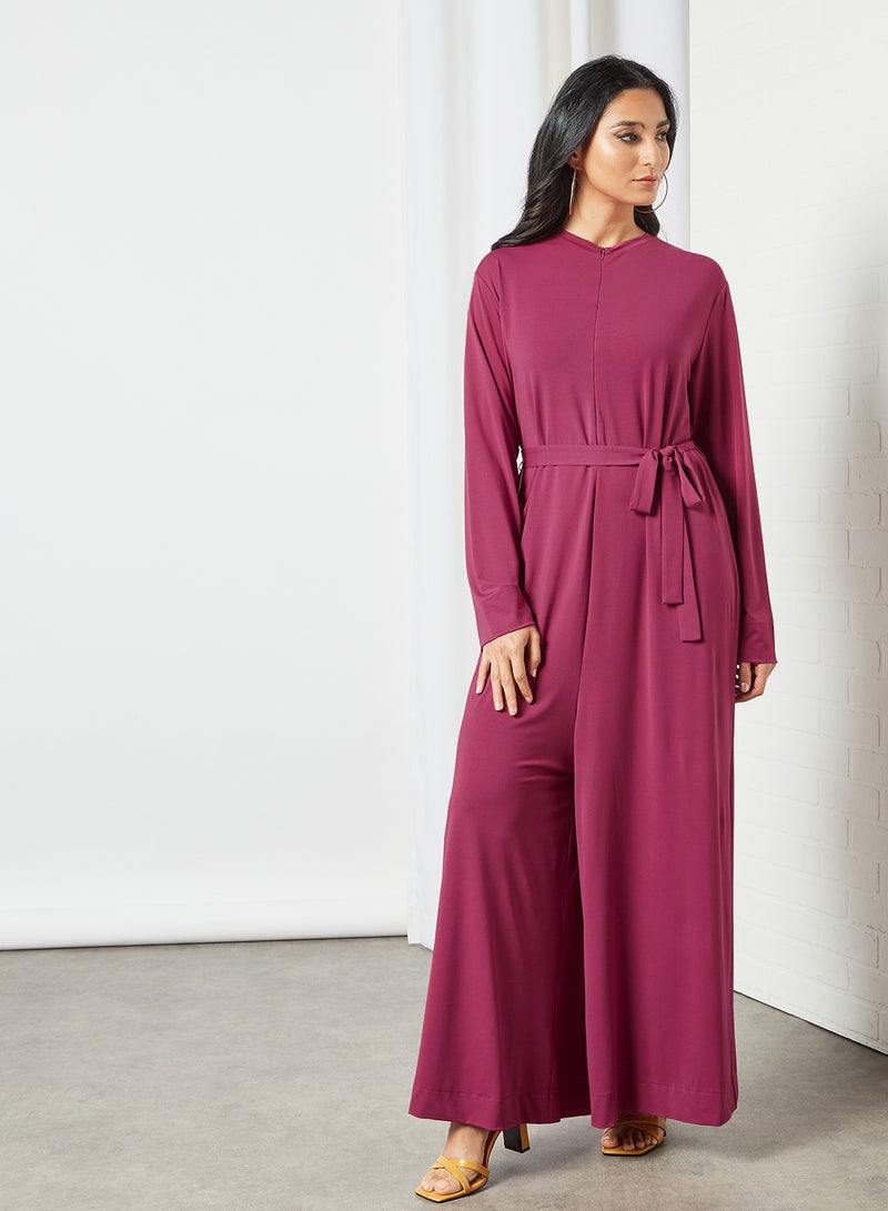 Modest Wide Leg Jumpsuit Pink - v1633510506/N46924784V_1