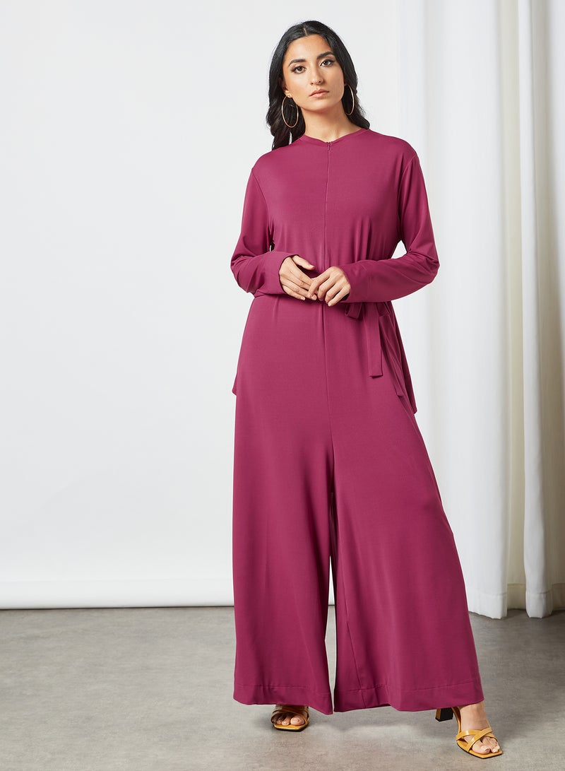 Modest Wide Leg Jumpsuit Pink - v1633510506/N46924784V_2