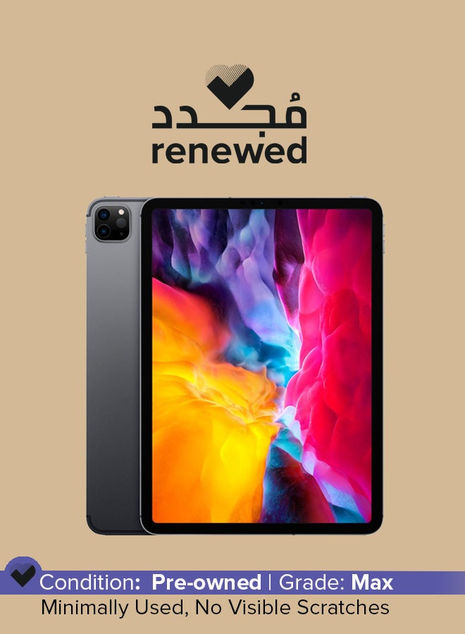 Apple Renewed - iPad Pro 2020 (2nd Gen) 11-inch 128GB ROM Wi-Fi Space Gray With Facetime - Image 1