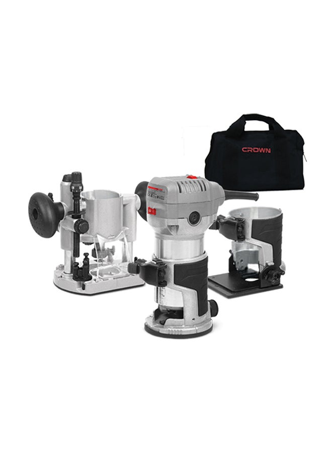 Crown - CT11023 Sanding Router Grey/Black/Red Grey/Black/Red - Image 1