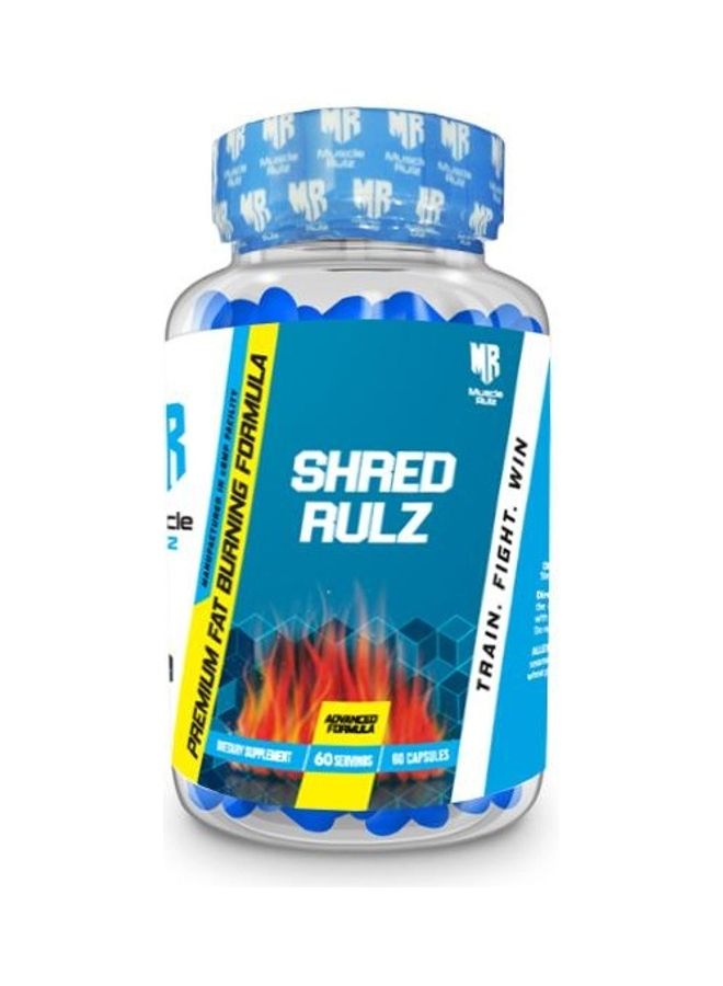 Shred Rulz Dietary Supplement - 60 Capsules