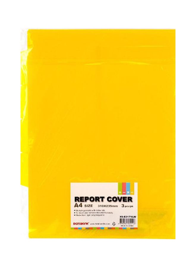 3-Piece A4 Sheet Protector Yellow - v1633515805/N49908913A_1