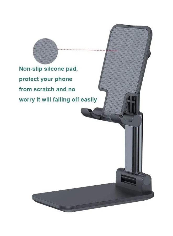 Arabest Adjustable Phone Holder for iPhone, iPad, Tablet, Samsung, Huawei, Xiaomi Black  - Image 2