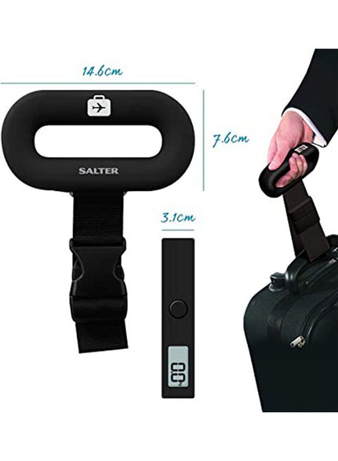 Salter - Digital Lcd Display Luggage Scale - Up To 40 Kg Black - Image 1