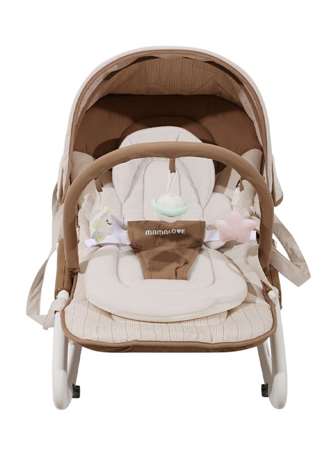 ماما لاف كرسي هزاز للأطفال قابل للتعديل بتصميم فريد من نوعه قابل للطي وقابل للتعديل - Image 3