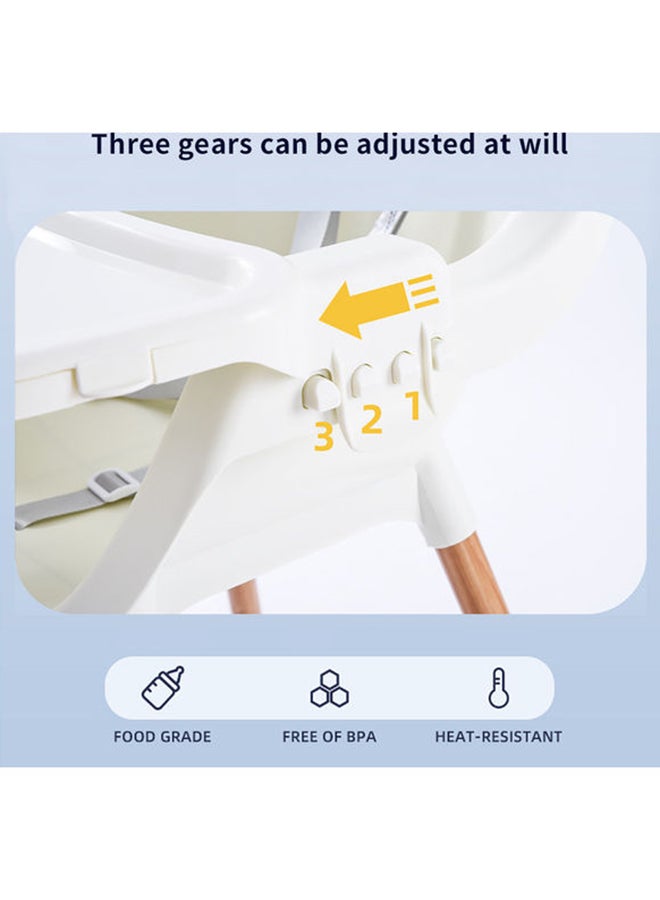 Kidle - Adjustable Multifunctional Portable Foldable Dining High Chair With Removable Tray - Image 1