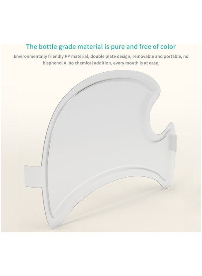 كيدل كرسي مرتفع مزود بصينية كبيرة للتغذية والرضاعة ومقعد معزز ومحمول بعدد 3 تروس وقابل للتعديل لوجبات الأطفال - Image 3