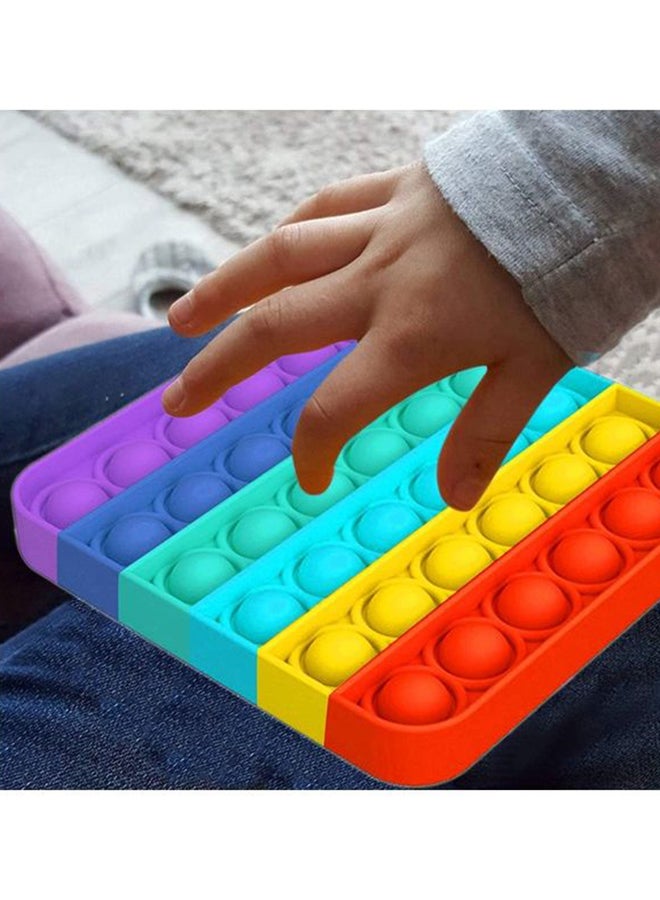 Stress Relieve Durable Washable Silicone Push Pop Bubble Sensory Fidget Toy 12x1.5x12cm