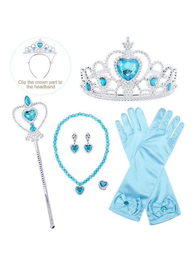 XiuWoo - Adorable Princess Cosplay Fancy Party Dress Costume Set With Accessories Kit 130cm - Image 1