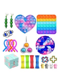 XiuWoo 22-Piece Simple Dimple Mini Bubble Sensory Lightweight High-Quality Fidget Toy Set  - Image 1