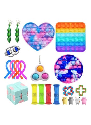 22-Piece Simple Dimple Mini Bubble Sensory Lightweight High-Quality Fidget Toy Set - v1633522646/N46572895A_1