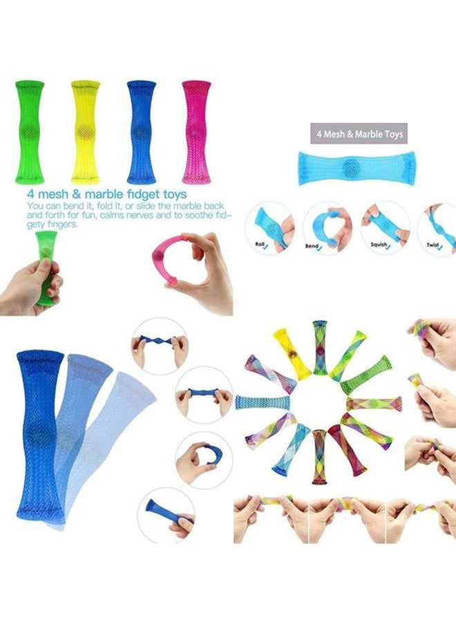 XiuWoo - 22-Piece Simple Dimple Mini Bubble Sensory Lightweight High-Quality Fidget Toy Set - Image 1