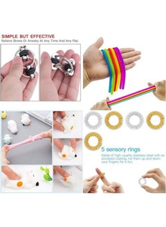 XiuWoo 22-Piece Simple Dimple Mini Bubble Sensory Lightweight High-Quality Fidget Toy Set  - Image 5