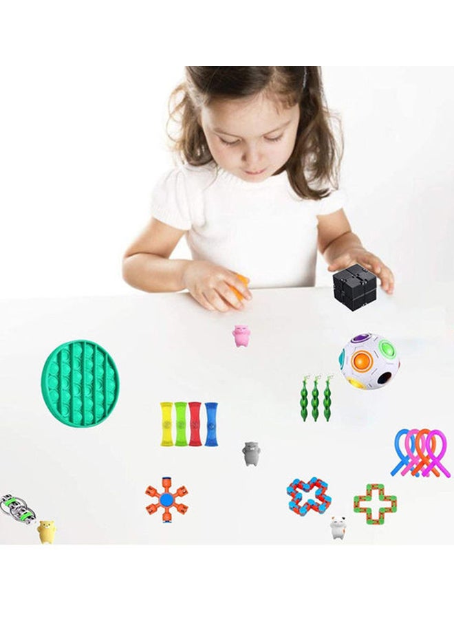 XiuWoo - 44-Piece Simple Dimple Push Pop Bubble Sensory Lightweight High-Quality Fidget Toy Set - Image 1