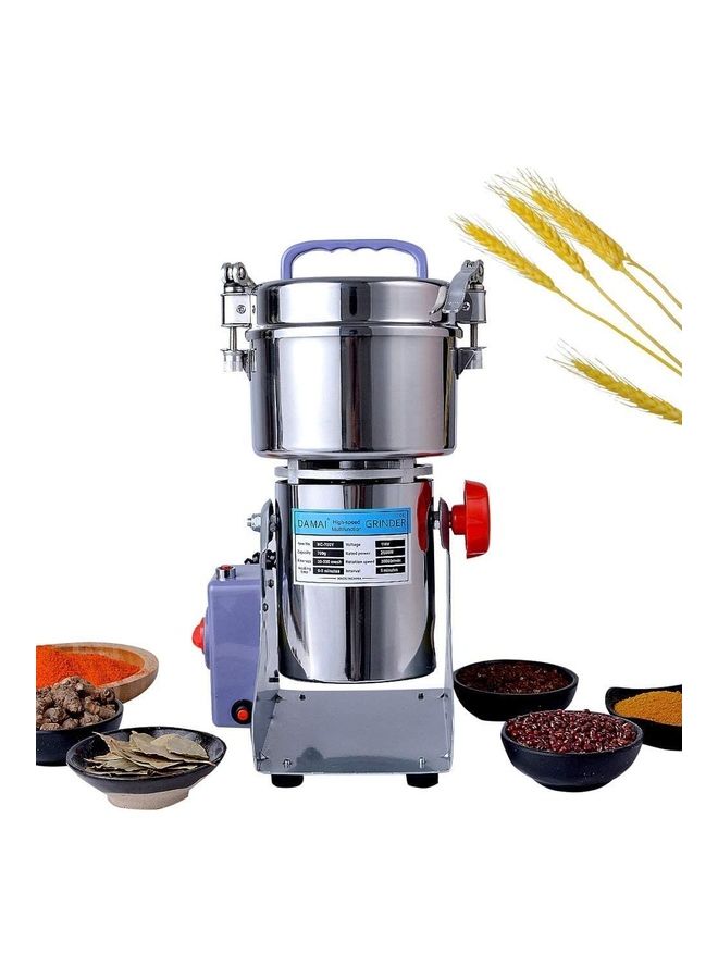 Damai Electric Household Grinder Spices Cereals Grain Coffee Grinding Machine 1800.0 W HC-800Y Silver - Image 1