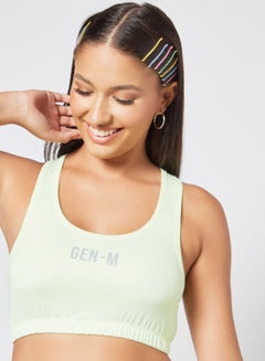 Sivvi x GenM Sports Bra Green  - Image 1