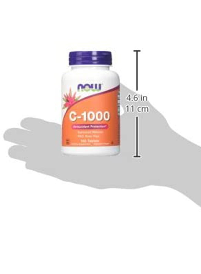 Now Foods - Vitamin C-1000 Sustained Release with Rose hip, 100 Tablets - Image 1