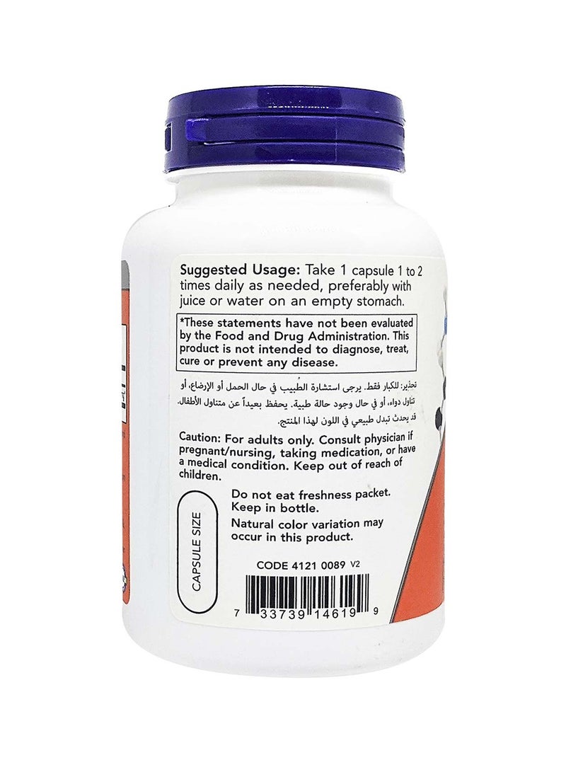 Now Foods Gaba 750mg 100 Veg Capsules  - Image 3